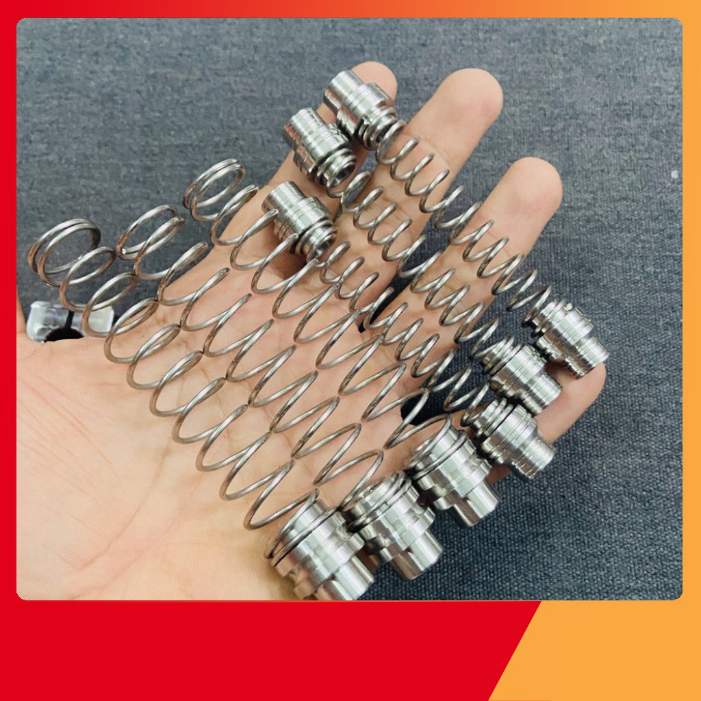 [XẢ KHO] LÒ XO ĐỦA THẮNG INOX 304 CAO CẤP SỬ DỤNG DREAM, WAVE, SIRIUS, VARIO