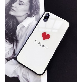 Ốp lưng kính in hình trái tim iphone 6/6s - 6 plus/ 6s plus - 7/ 8 - 7 plus/ 8 plus - x/ xs/ xs max