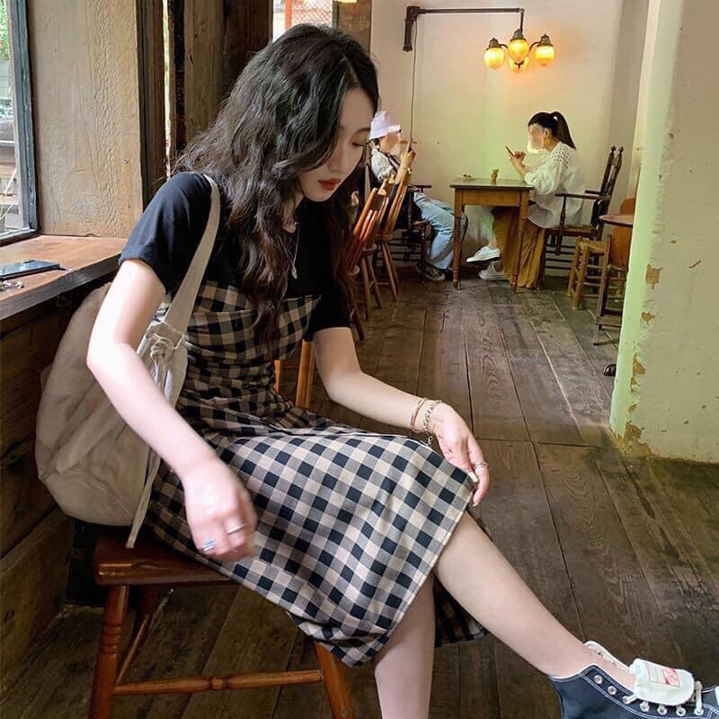 Váy kẻ ❤️oder 2-4t