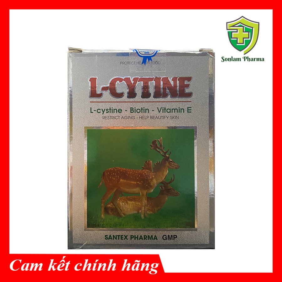 VIÊN UỐNG L-CYTINE SANTEX PHARMA - HẠN CHẾ QUÁ TRÌNH LÃO HÓA