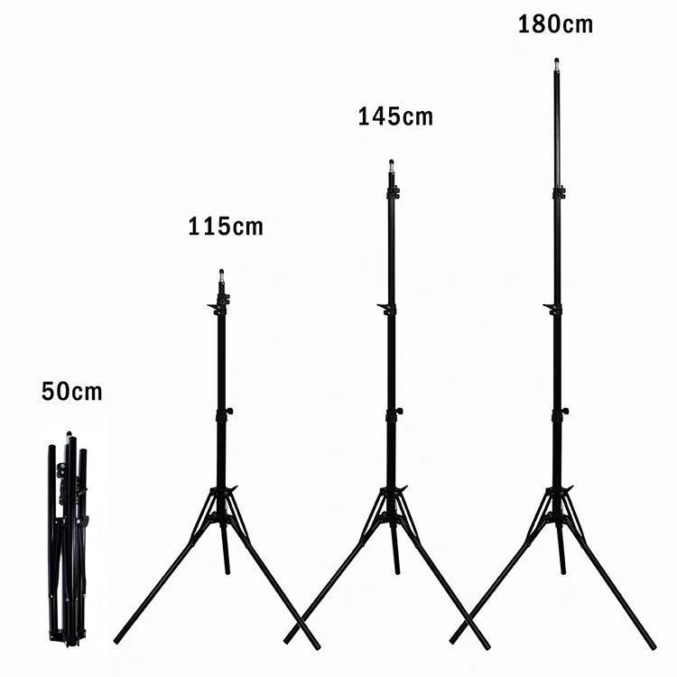 Bộ đèn livestream size 20cm kèm chân Cao 2m