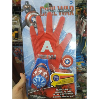 Găng tay bắn đĩa đội trưởng Mỹ Captain America