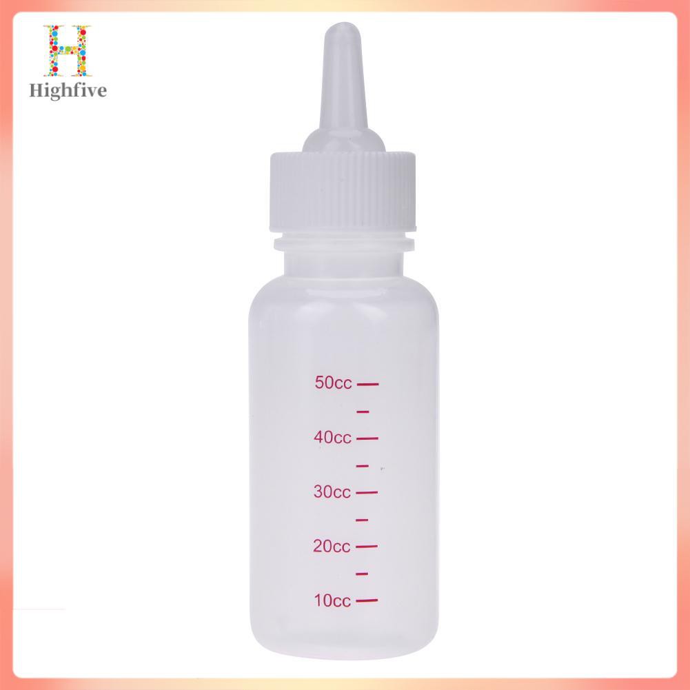 Bình Sữa Cho Thú Cưng Chất Liệu Silicon Trong Suốt 50ml