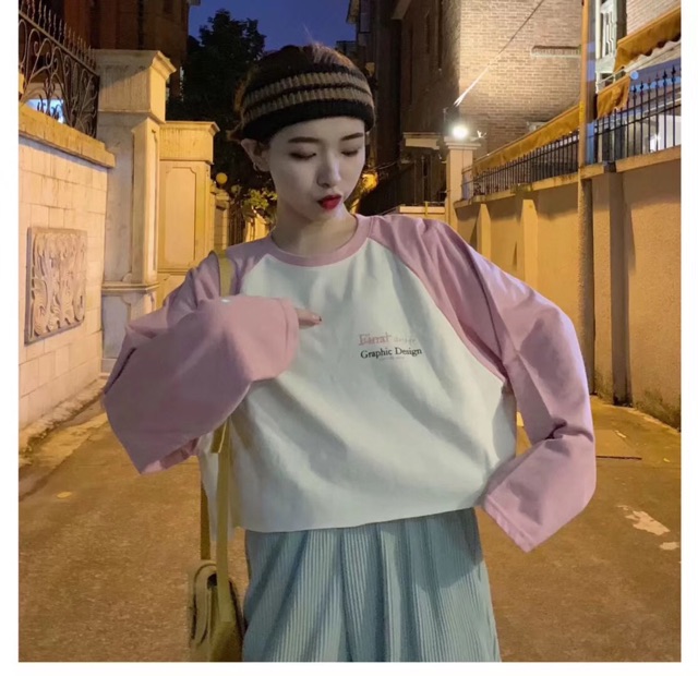 Áo crop top len final druf