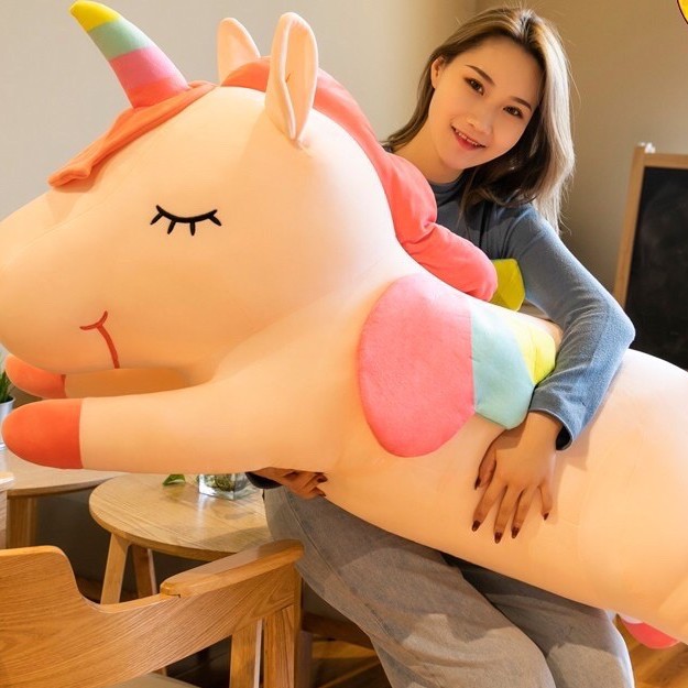 [HOT - HÀNG NHẬP LOẠI 1] Ngựa pony nhồi bông ngựa unicorn size to nhất, Dễ Thương, Gấu Bông Pony Đẹp, Quà tặng ý nghĩa.