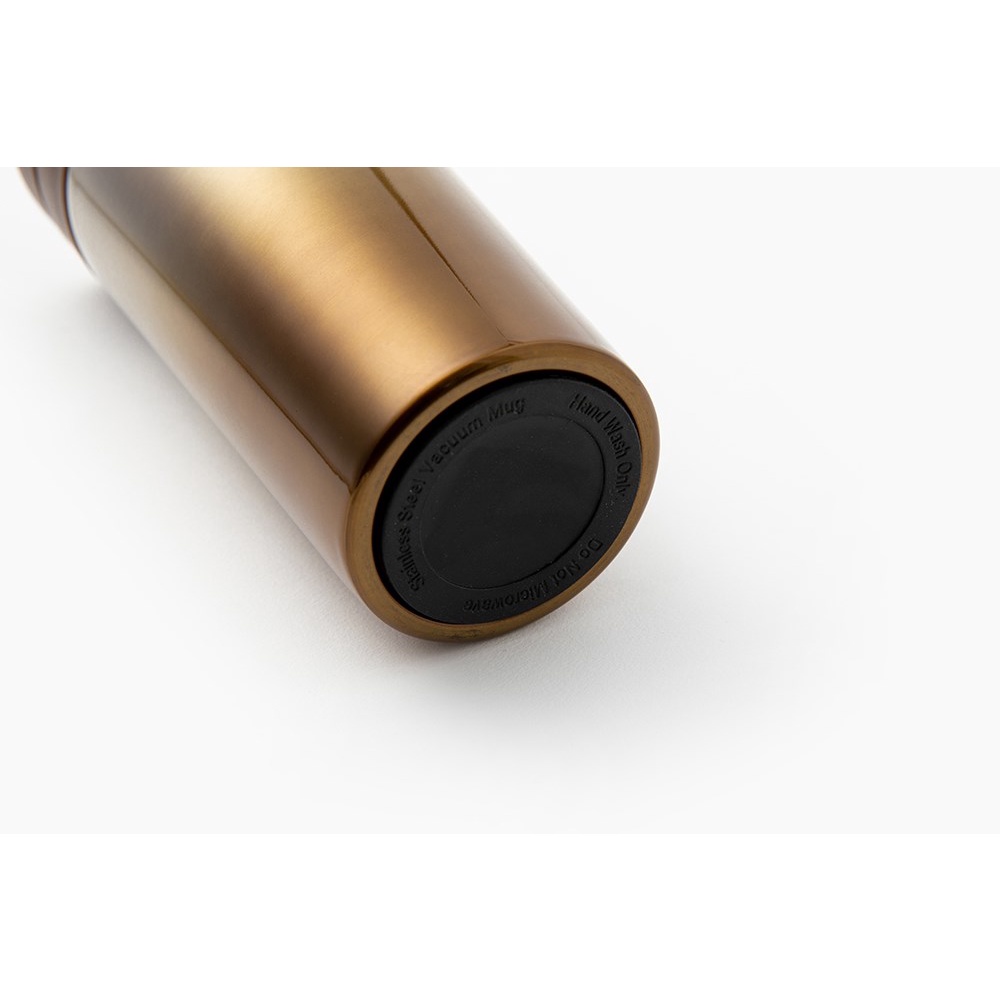 Bình Đựng Nước Tumbler ARTBOX Hàn Quốc Nút Bấm Không Gỉ Màu Vàng Đồng