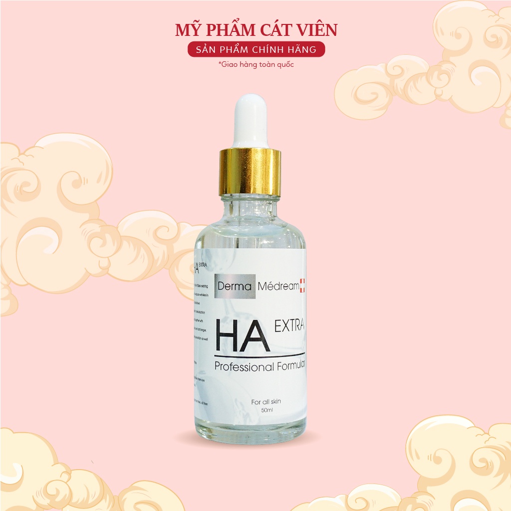 Serum Dành Cho Da Dầu, Căng Bóng Da, Cấp Ẩm Và Giảm Thâm Mặt HA Derma Me'dream - Chai 50ml