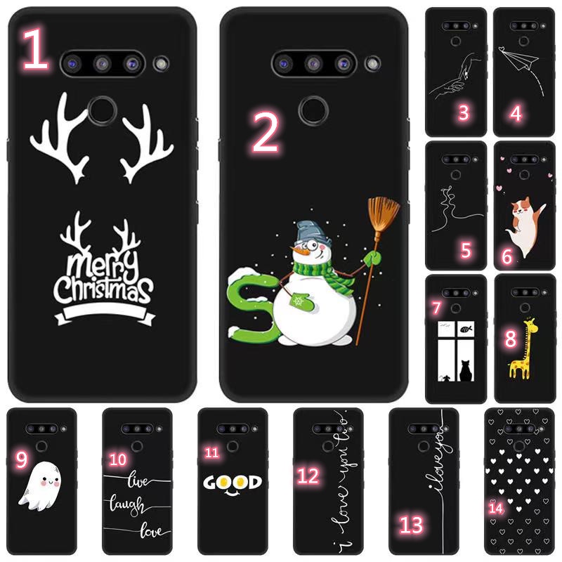 Ốp điện thoại TPU mềm siêu mỏng chống rơi in họa tiết độc đáo mới cho LG V50