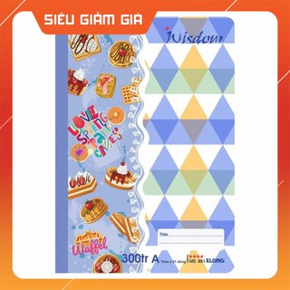 Vở kẻ ngang Wisdom KLong - 300 trang; MS: 881 - sỉ ib