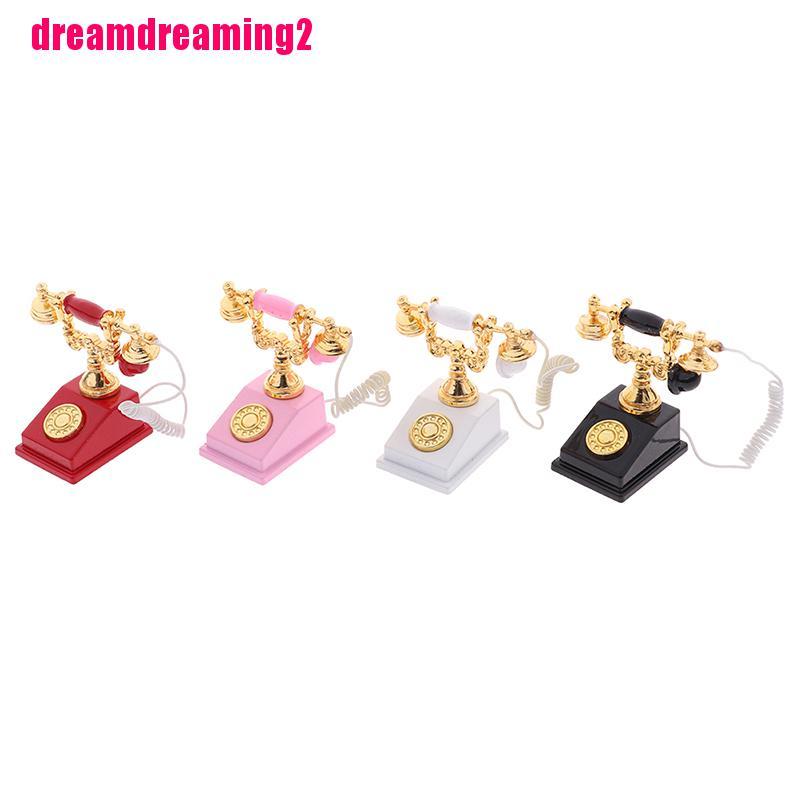 Điện Thoại Đồ Chơi Cho Nhà Búp Bê Tỉ Lệ 1: