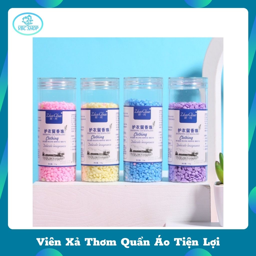 Viên Xả Thơm Quần Áo Lưu Hương Bền Lâu Tiện Lợi, Viên Xả Khô Làm Thơm Quần Áo Tiện Dụng