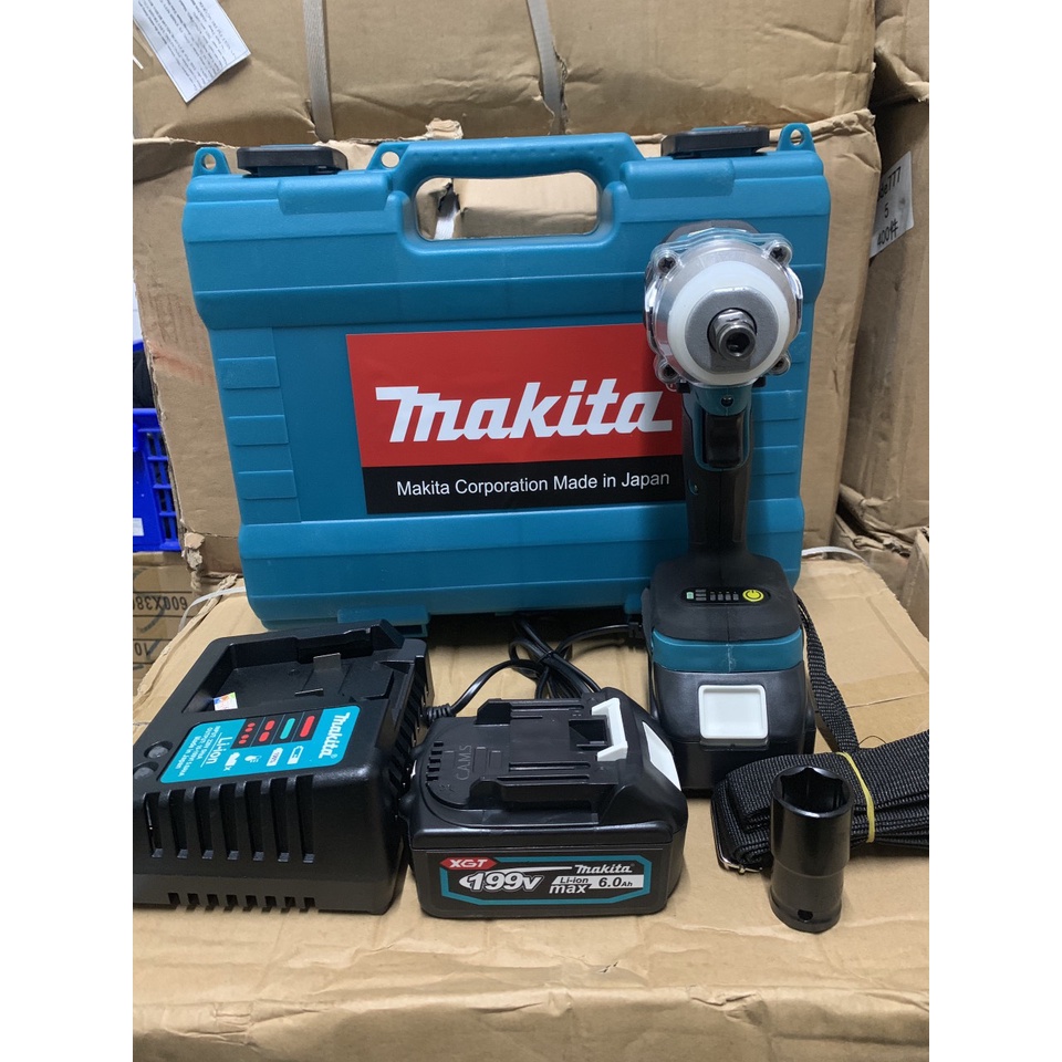 Máy Siết Bulong Makita 199V Lực Siết 660N.m Chuyên Mở ốc nồi xe máy, bảo hành 12 tháng
