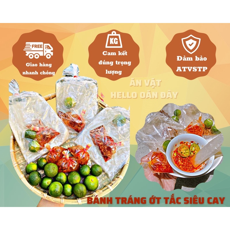 Siêu phẩm bánh tráng ớt tắc siêu cay - chuẩn gốc Tây Ninh