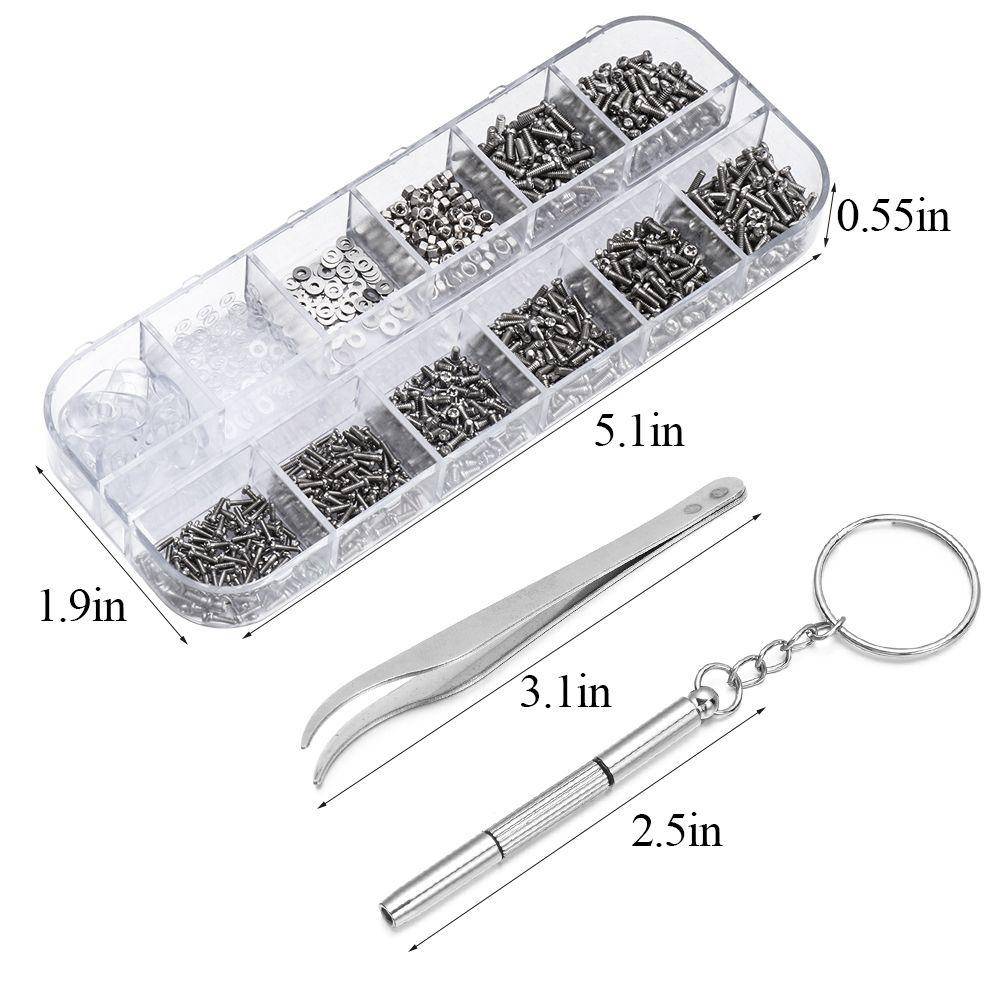 HS Set 1100 Đinh Vít Nhỏ 5 Cặp Sửa Kính Mắt