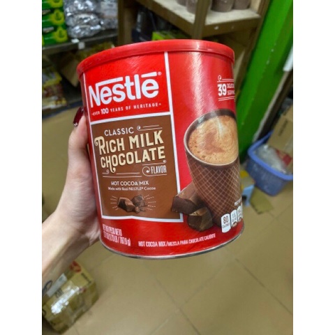 BỘT CACAO SỮA NESTLE' Hot Cocoa Mix lon 787.8g- date 05/2023