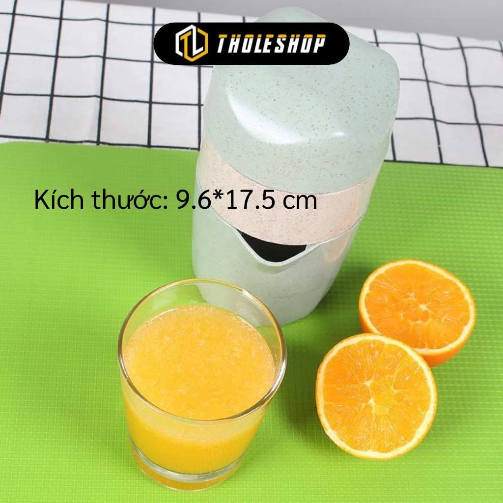 Đồ Ép Cam - Bộ Vắt Cam Lúa Mạch Bằng Tay Có Cốc Và Nắp Bảo Quản 7092