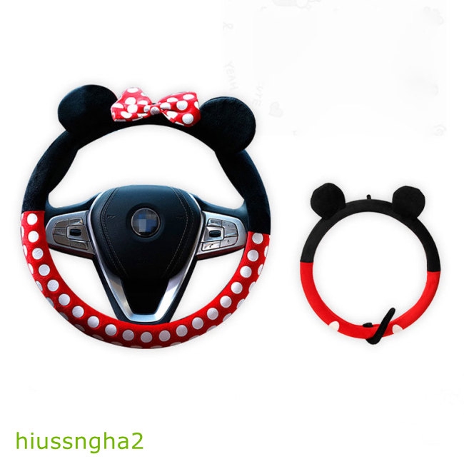 Bọc Vô Lăng Xe Hơi Hình Chuột Mickey Dễ Thương