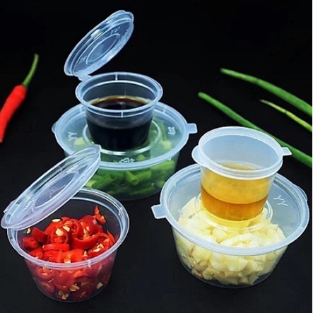 100 hủ đựng sốt 2oz -1oz-4oz  năp liền 4oz 100ml ,nắp rời.dùng 1 lần-quannaocungcan