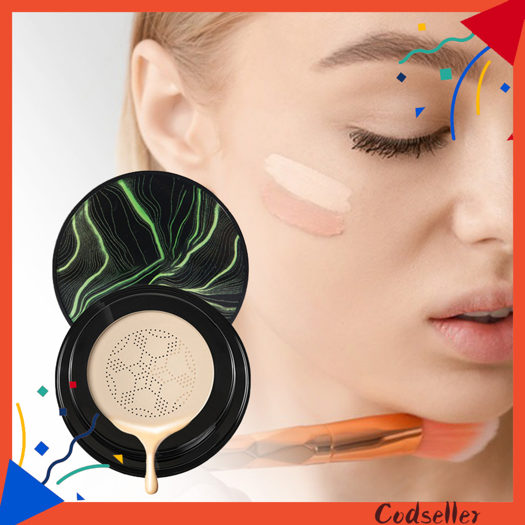 CODseller 15g Mushroom Head BB Cream Long Lasting Oil-control Brightening Skin Mushroom Head Air Cushion BB Cream for Party