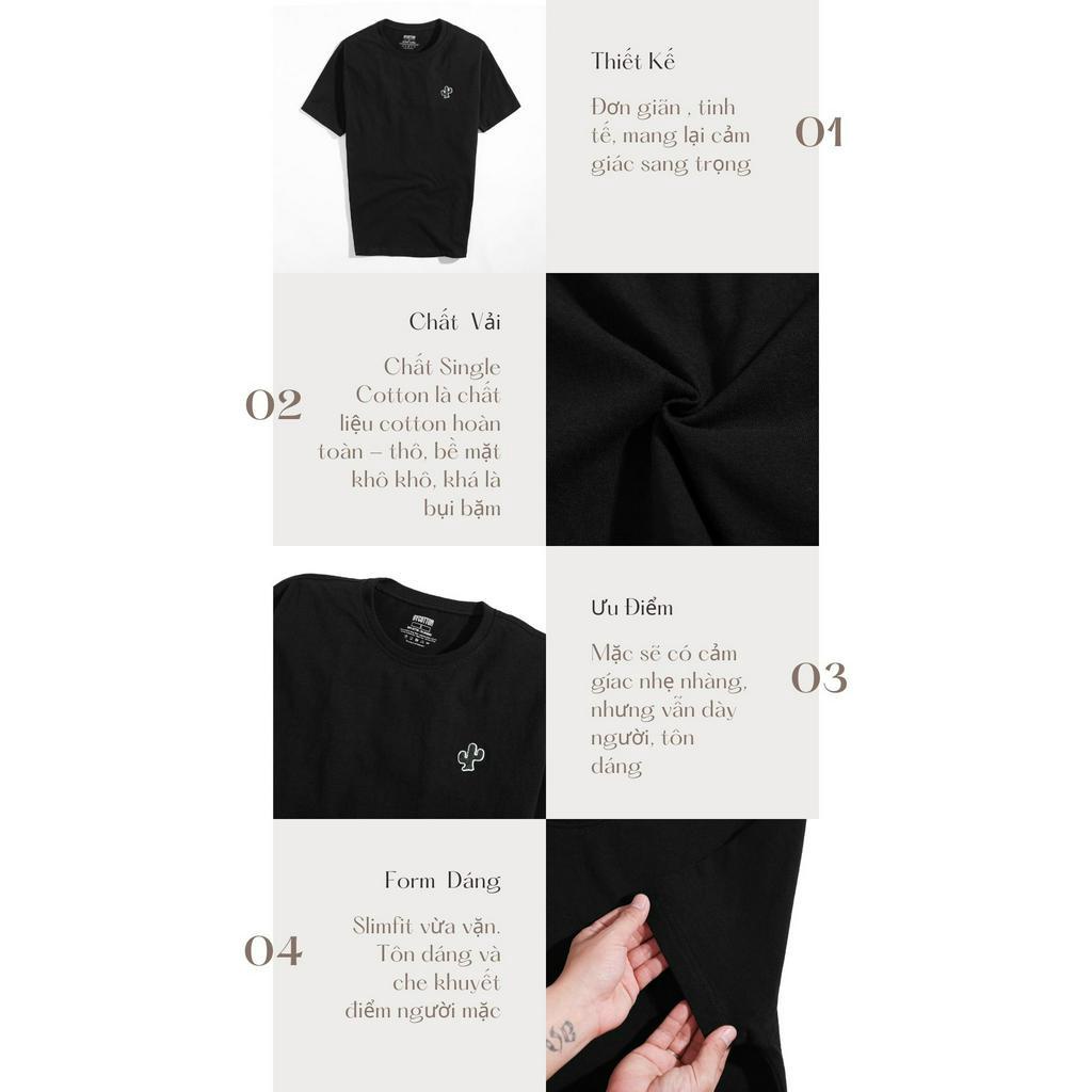 Áo Thun Ngắn Tay Cổ Tròn BY COTTON Cactus Tee
