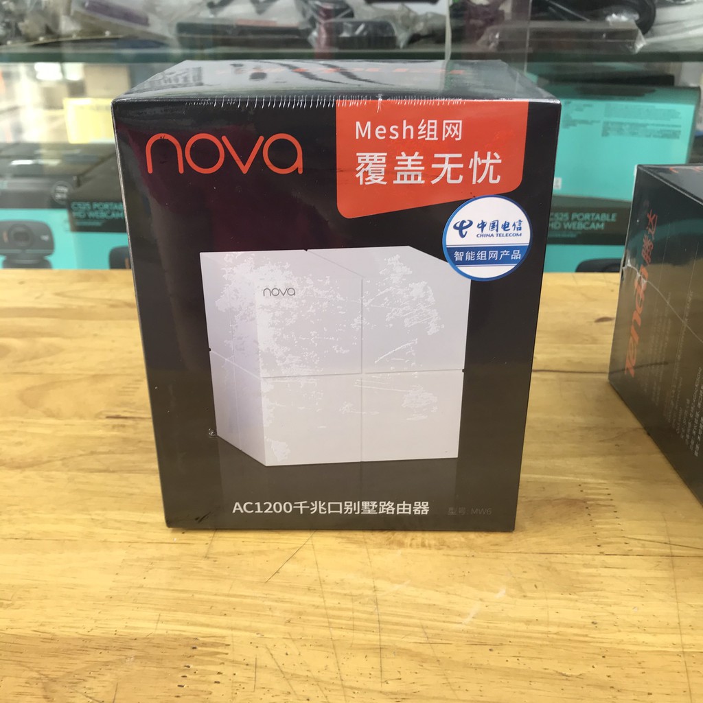 Bộ 3 Cái Wifi Tenda Nova MW6 - Ghép Nối Không Dây phủ Sóng rộng 500m2 (LOGO tiếng anh NOVA)