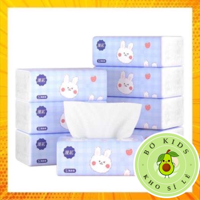 Thùng 40 Gói giấy ăn Thỏ trắng siêu trắng, siêu mịn (Hàng nội địa Trung)