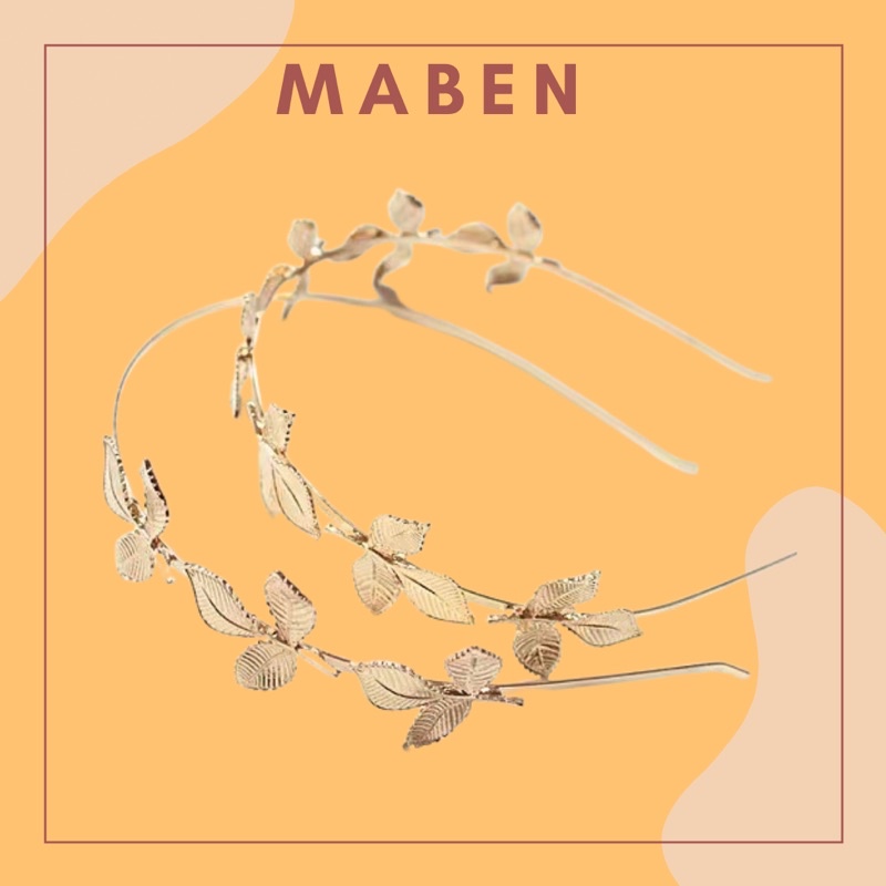 Cài tóc cô dâu hình chiếc lá - Maben