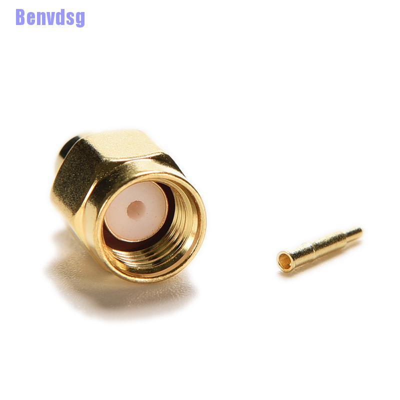 Set 5 Đầu Nối Sma Đực Cho Dây Cáp Rg402 0.141