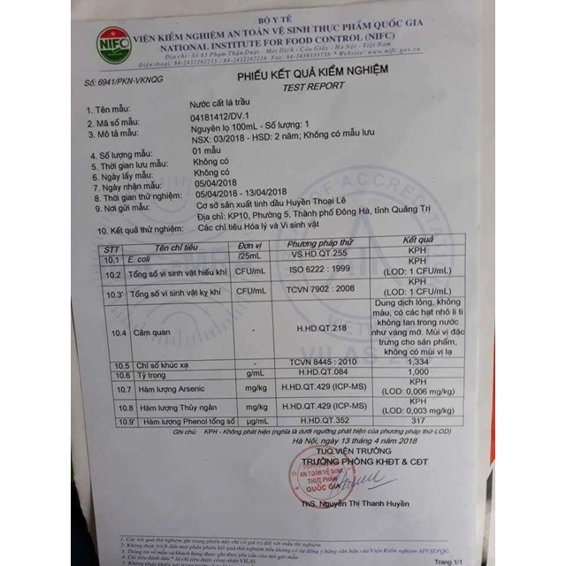 100ml Nước Cất Lá Trầu Không HUYỀN THOẠI.