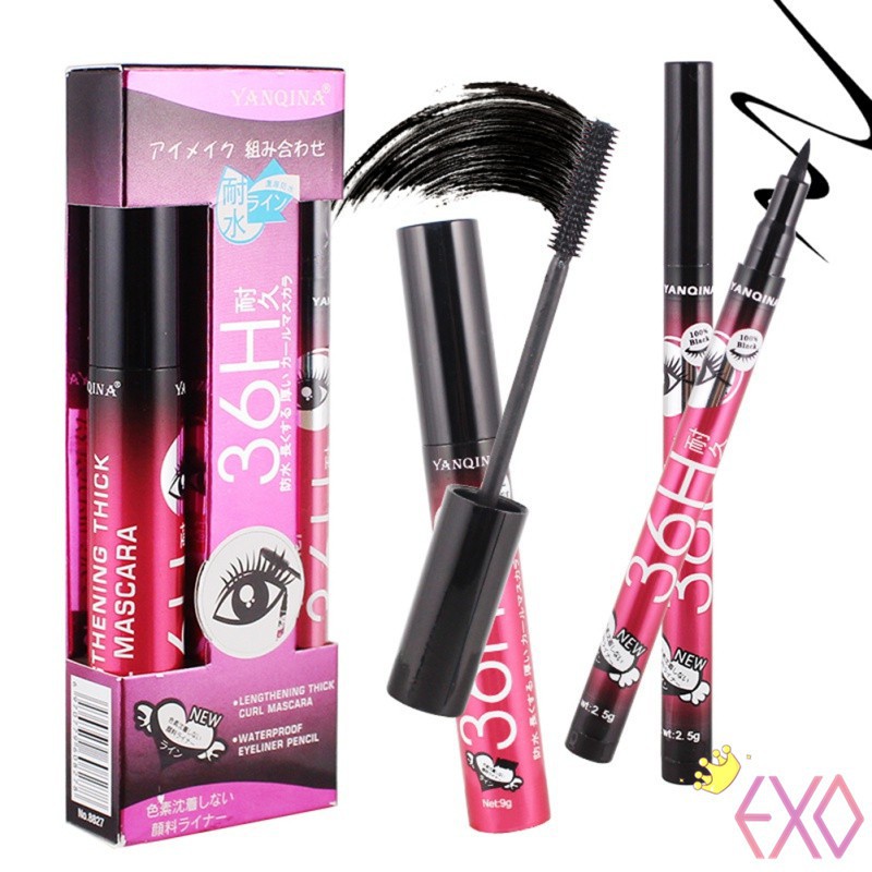 [Hàng mới về] Set mascara + bút kẻ mắt 2 trong 1 lâu trôi chống nước hiệu quả | BigBuy360 - bigbuy360.vn