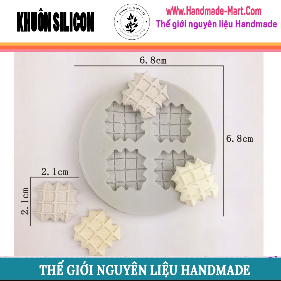 Khuôn silicon làm bánh quy và socola đủ loại chuẩn DIY - HM049