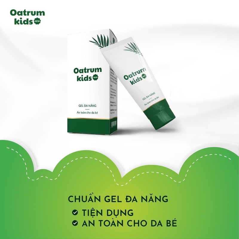 (CHÍNH HÃNG) Gel Bôi Oatrum Kids - Hăm, Tràm Sữa, Mụn Nhọt, Rôm Sẩy Trẻ Sơ Sinh - 20g