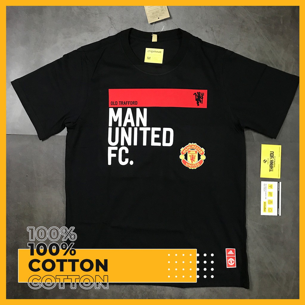 Áo thun Cotton 100% Nhật ✅CHÍNH HÃNG✅ Áo thun tay ngắn ManU mẫu 01 - 100% Cotton cao cấp unisex nam nữ