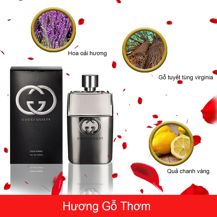 Nước Hoa Nam 𝗚𝘂𝗰𝗰𝗶 Guilty Pour Homme EDT Chai 10ml, Cuốn Hút Sang Trọng | BigBuy360 - bigbuy360.vn