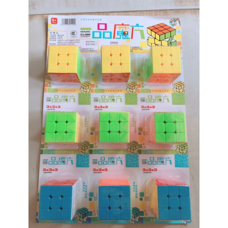 sỉ vỉ 9 cái rubic 3x3 siêu trơn