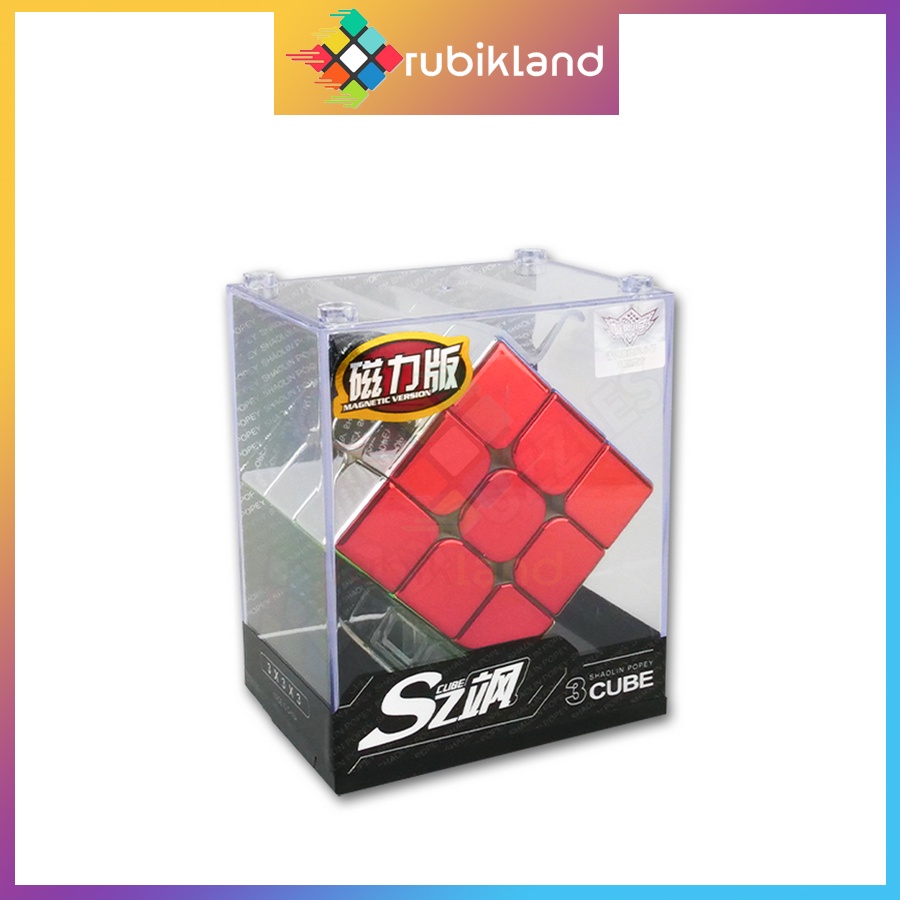 Rubik Cyclone Metallic 3x3 M Có Nam Châm Stickerless Mạ Kim Loại