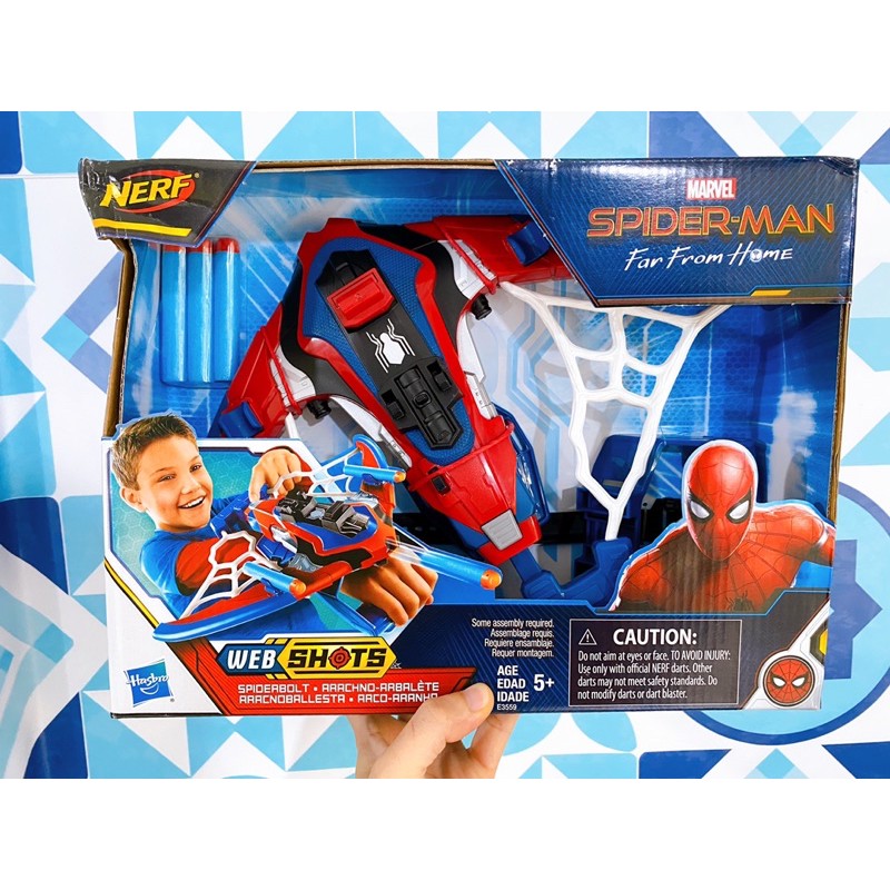 Đồ Chơi NERF SPIDER- Man Web Short Spiderbolt Blaster Hasbro