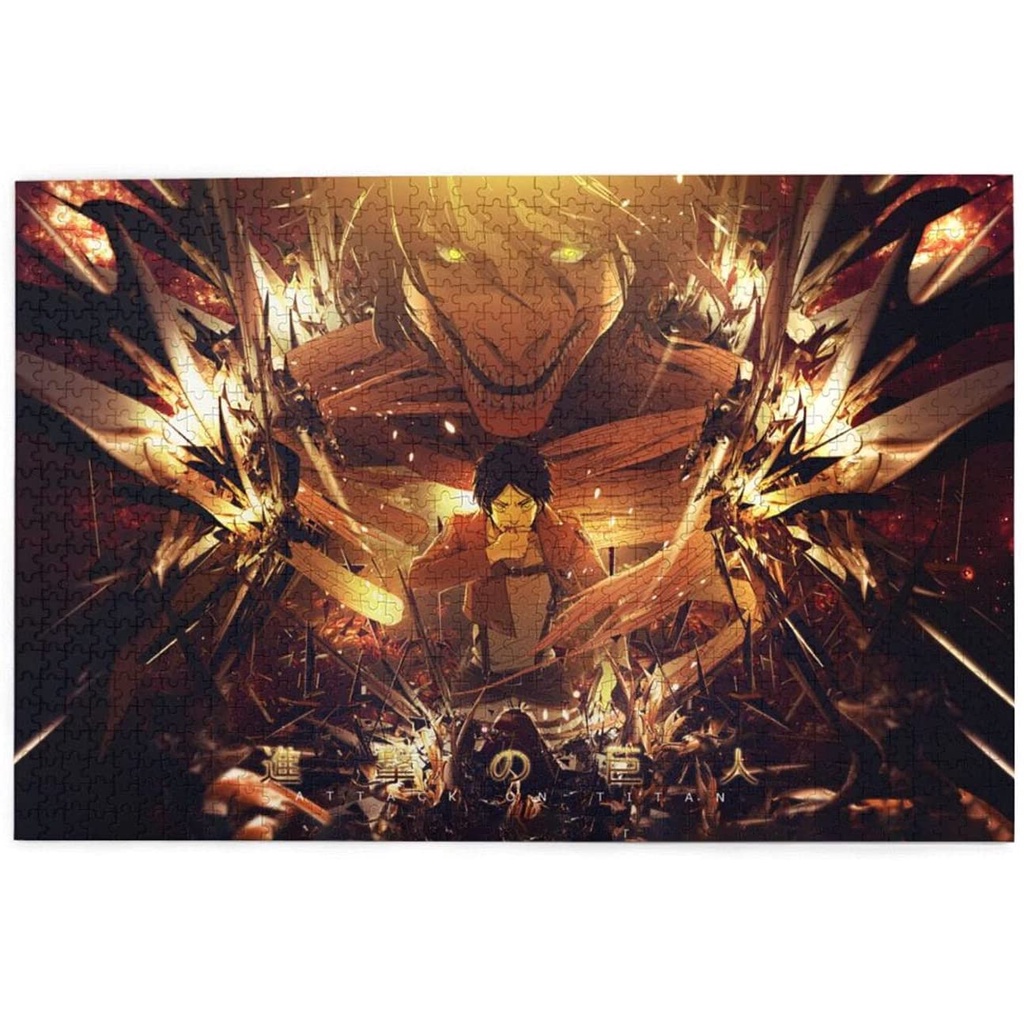 Đồ chơi xếp hình gia đình Attack On Titan vui nhộn