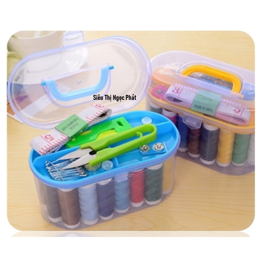 Hộp Kim Chỉ May Vá Đa Năng Kèm hộp đựng nhiều món - &quot;Mẫu lớn&quot;