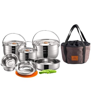 Bộ nồi dã ngoại 8 món Campingmoon MC-240
