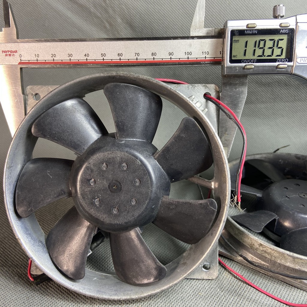 QUẠT 12 cm, SERVO, 12V  0.38A, SCUD12B4, GIÓTỐT