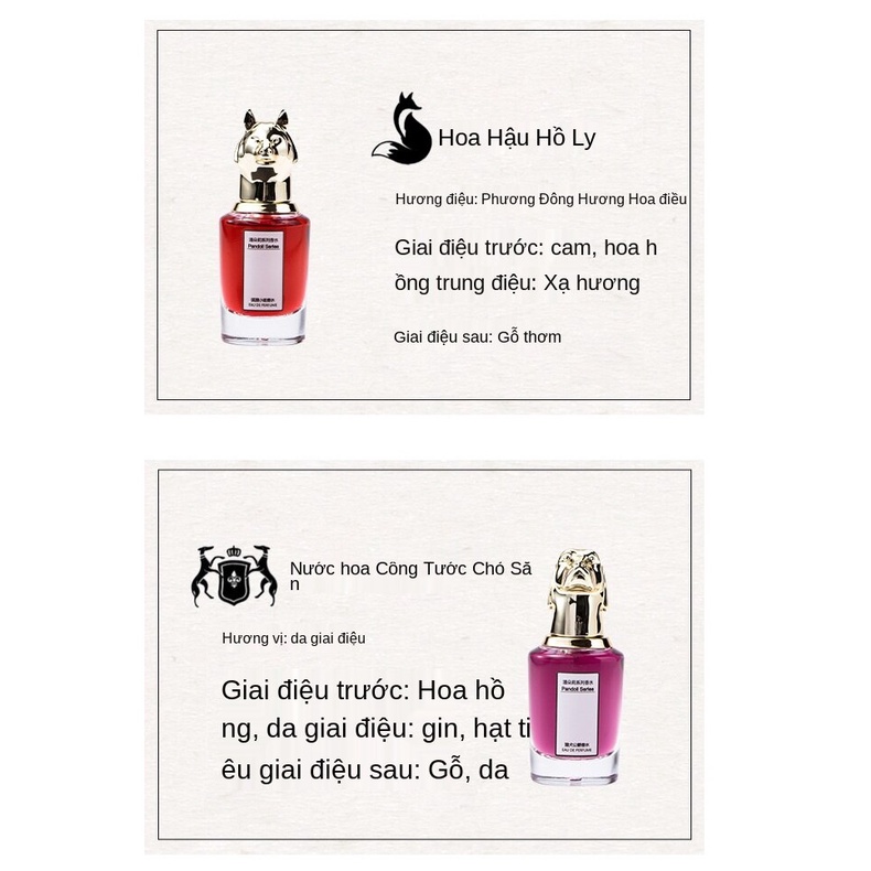 Nước hoa hình trang trí đầu hươu độc đáo cho nữ