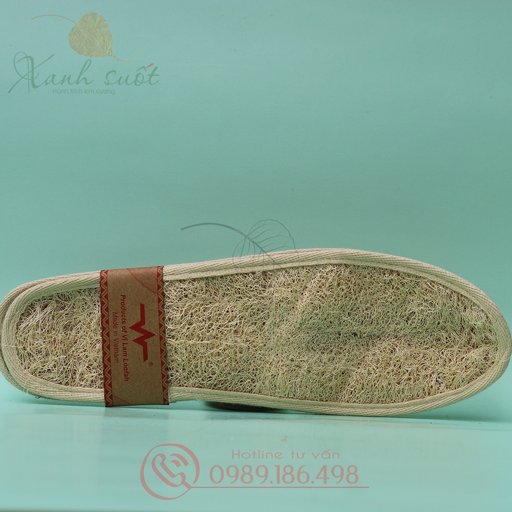 Lót Giày Xơ Mướp- Hút Ẩm, Khử Mùi Hồi, Êm Chân, Phân Hủy 100%, Thân Thiện-Natural Loofah Insoles- Shoe Pads [Xa