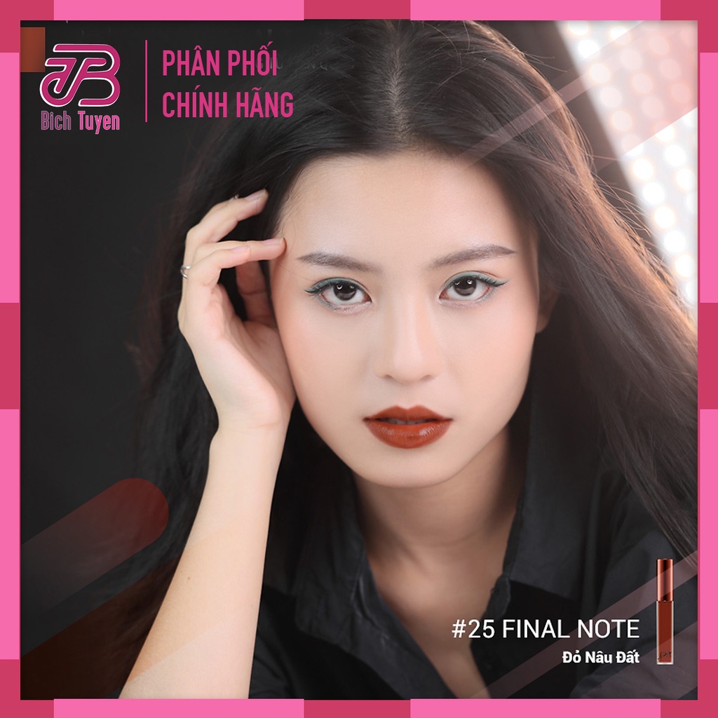 Màu 25 - Son kem lì Bbia Last Velvet Lip Tint - 25 Final Note 5g  BT Cosmetic