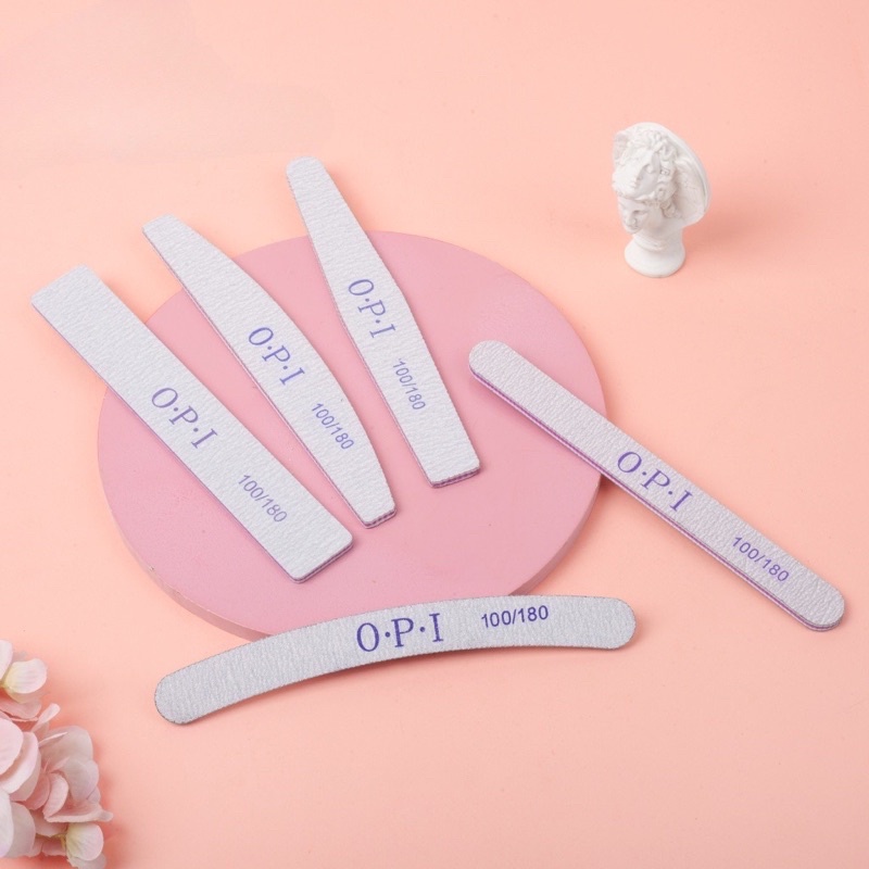 Dũa móng OPI - loại dày đủ 5 hình chuyên dụng cho dân làm móng