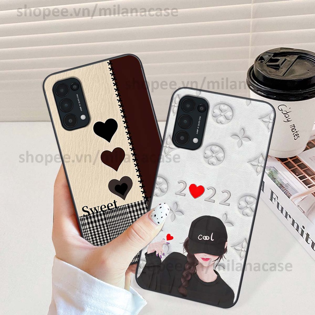 Ốp Oppo Reno5 4G / Reno5 5G / Reno 5 hình trái tim be love tình yêu siêu đẹp, cá tính, thời trang