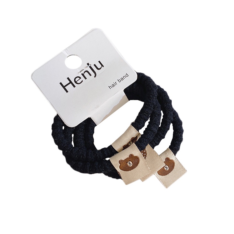 Set 4 dây buộc tóc hình gấu hoạt hình dễ thương xinh xắn dành cho nữ