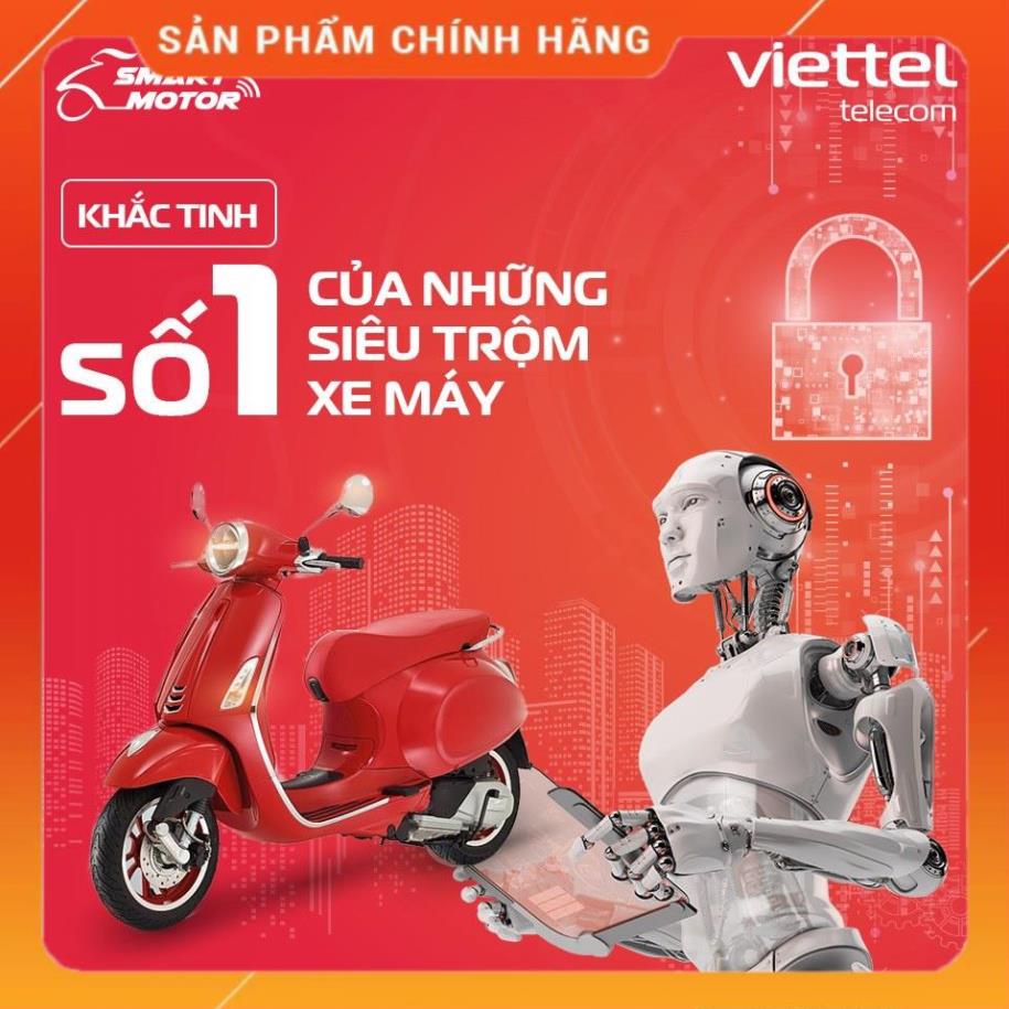 ANDYPHAMSHOP SMART MOTOR Khóa chống trộm xe máy thông minh duy nhất tích hợp 3 trong 1