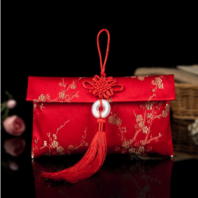 Túi lì xì vải gấm cao cấp tonsilk