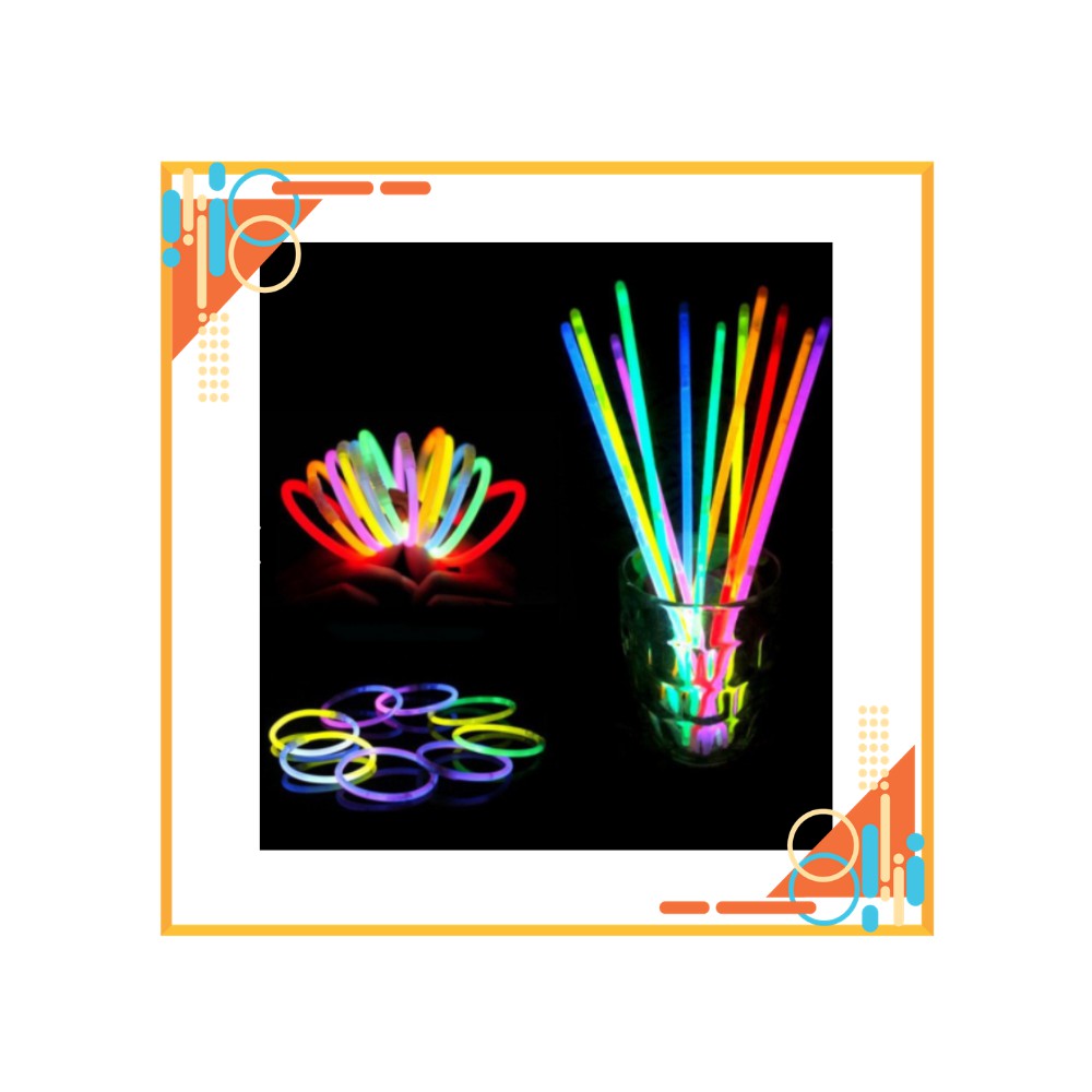 Que phát sáng [Cute] nhiều màu - Vòng tay dạ quang lightstick có đầu nối